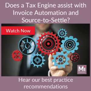Does a Tax Engine assist with Invoice Automation and Source-to-Settle