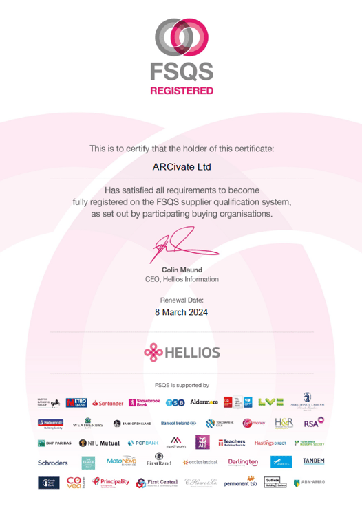 FSQS Certificate 2023