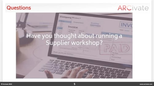 Supplier Workshop  Why run a Supplier Workshop to enhance supplier relationships?