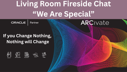 Living Room Fireside Chat “We Are Special