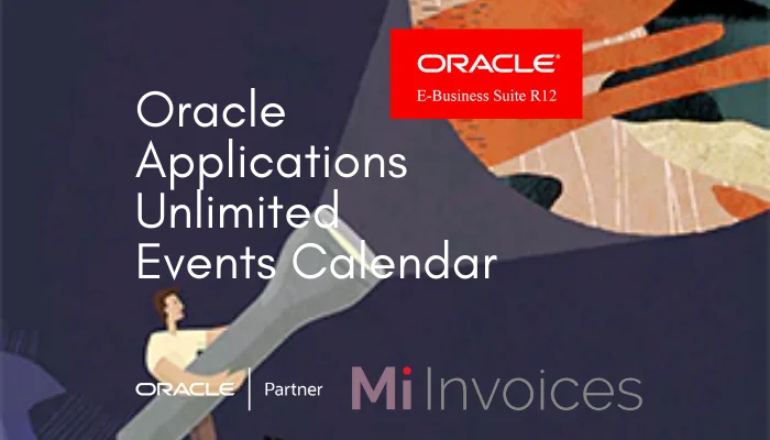 Oracle Applications Unlimited Events Calendar