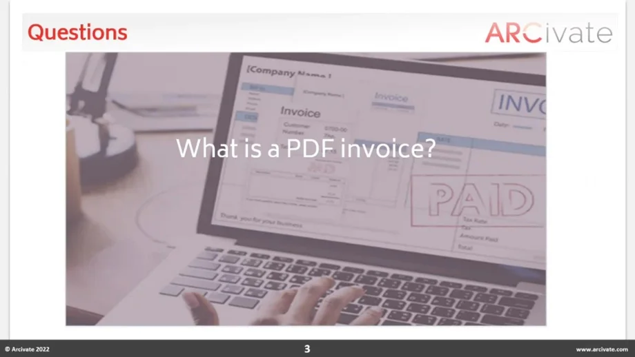 Best Practices Communicate with Suppliers What is a PDF Invoice